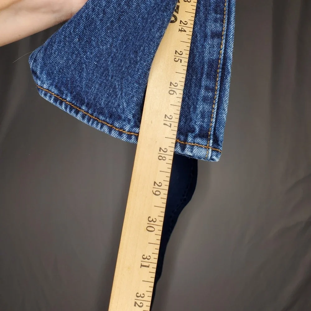 Levis Strauss 501 Jeans Mens 34X28 Blue Cotton Denim Button-Fly‎